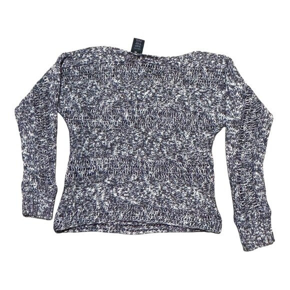 Harley-Davidson XS Womens Knit Sweater Black & White Biker Blend Biker Pullover - Picture 2 of 5